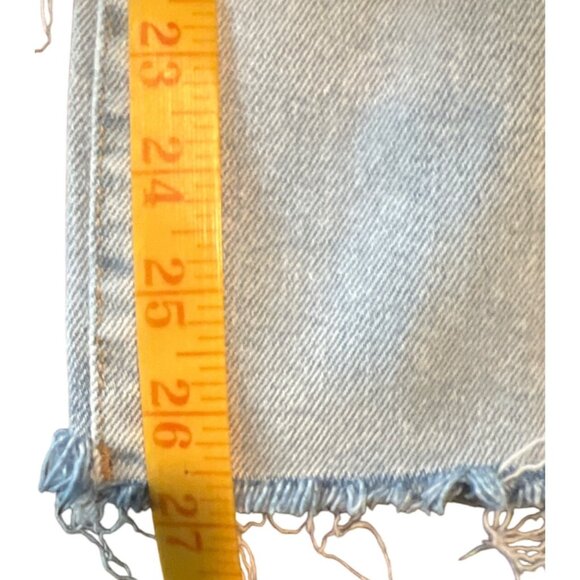 Kensie Jeans Vintage Luxe Distressed Allie High Rise Slim Straight Denim Pants 8 - Picture 2 of 7